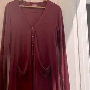 Anama Burgundy Cardigan